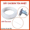 10 Mét Dây Cacbon Silicon Tạo Nhiệt 220V - Máy Ấp Trứng, Sưởi Bò Sát & Thú Cưng, Chỉ 95.000đ