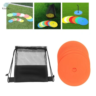 10 Miếng Đánh Dấu Nón Phẳng Cao Su Chống Trơn Trượt - An Toàn Cho Điểm Ngồi Sân Trường & Luyện Tập Bóng Đá - 135.000₫