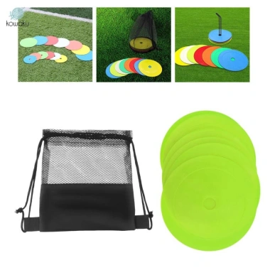 10 Miếng Đánh Dấu Nón Phẳng Cao Su Chống Trơn Trượt - An Toàn Cho Điểm Ngồi Sân Trường & Luyện Tập Bóng Đá - 135.000₫