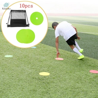 10 Miếng Đánh Dấu Nón Phẳng Cao Su Chống Trơn Trượt - An Toàn Cho Điểm Ngồi Sân Trường & Luyện Tập Bóng Đá - 135.000₫