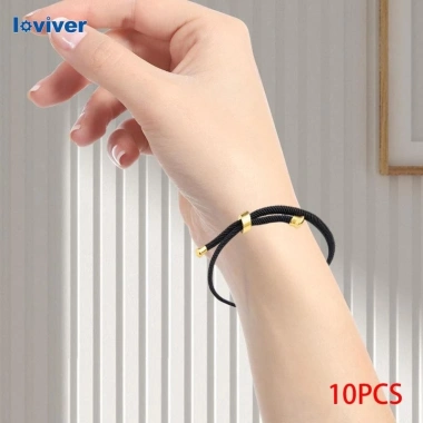 10 Miếng Dây Xoắn Vòng Tay Thanh Trượt Điều Chỉnh Phong Cách - Giá 95.700 VNĐ