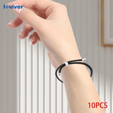 10 Miếng Dây Xoắn Vòng Tay Thanh Trượt Điều Chỉnh Phong Cách - Giá 95.700 VNĐ