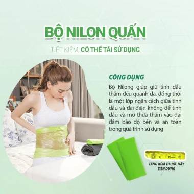 10 Miếng Nilong Tản Nhiệt Cuốn Nóng Giảm Mỡ - Đốt Cháy Mỡ, Tăng Cường Đốt Cháy, Giá Ưu Đãi 16.000₫ 2