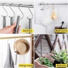 10 Móc Hình Chữ S Inox - Dùng cho phòng tắm, bếp, treo quần áo, túi, khăn, chìa khóa 28.899₫ 6