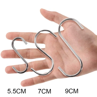 10 Móc Hình Chữ S Inox - Dùng cho phòng tắm, bếp, treo quần áo, túi, khăn, chìa khóa 28.899₫ 9 10 Móc Hình Chữ S Inox - Dùng cho phòng tắm, bếp, treo quần áo, túi, khăn, chìa khóa 28.899₫ 9