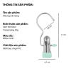 10 Móc Kẹp Quần Áo Inox Không Gỉ Đa Năng, Chống Trượt, Tiện Lợi - TKVA 402Set 2