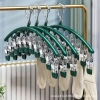 10 Móc Treo Quần Áo Kẹp Inox Chống Gỉ - Phơi Tất, Khăn, Đồ Lót, Tiết Kiệm Không Gian 2