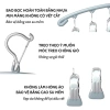 10 Móc Treo Quần Áo Kẹp Inox Chống Gỉ - Phơi Tất, Khăn, Đồ Lót, Tiết Kiệm Không Gian 5
