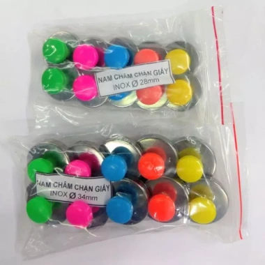 10 Nam Châm Từ 34mm Có Núm - Chặn Giấy, Flashcard, Bảng Từ Văn Phòng, Giá 38,999₫ 2 10 Nam Châm Từ 34mm Có Núm - Chặn Giấy, Flashcard, Bảng Từ Văn Phòng, Giá 38,999₫ 2
