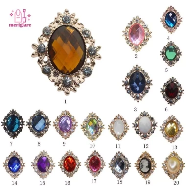 10 Nút Bling Kim Cương Giả Diamante - Thiết Kế Thủ Công, Giá Ưu Đãi 46.200₫ 5