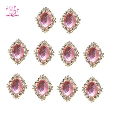 10 Nút Bling Kim Cương Giả Diamante - Thiết Kế Thủ Công, Giá Ưu Đãi 46.200₫ 6