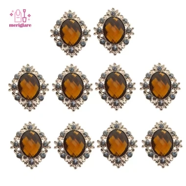 10 Nút Bling Kim Cương Giả Diamante - Thiết Kế Thủ Công, Giá Ưu Đãi 46.200₫ 10