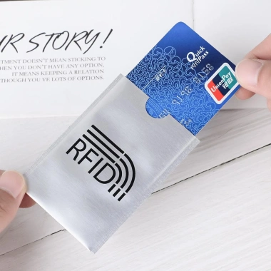 10 Thẻ Bảo Vệ Tay Áo Chống RFID - Ngăn Quét, Chống Trộm Ví, Giá Ưu Đãi 38.340 VND 7