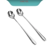 10 Thìa Sinh Tố Inox Cán Dài - Thìa Chanh Không Gỉ, Giá 40.000₫, Bền, Dễ Dùng