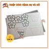 10 Thiệp 8/3 A4 Giấy Cứng Handmade Tô Màu - Quà Ý Nghĩa Tặng Mẹ và Cô Giáo Cho Bé 2