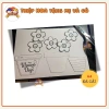 10 Thiệp 8/3 A4 Giấy Cứng Handmade Tô Màu - Quà Ý Nghĩa Tặng Mẹ và Cô Giáo Cho Bé 3