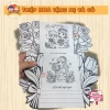 10 Thiệp 8/3 Size A4 Giấy Cứng Handmade Tô Màu - Quà Mẹ va Cô Giáo Giá Rẻ 12.900₫ 5