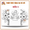 10 Thiệp 8/3 Size A4 Giấy Cứng Handmade Tô Màu - Quà Mẹ va Cô Giáo Giá Rẻ 12.900₫ 6