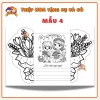 10 Thiệp 8/3 Size A4 Giấy Cứng Handmade Tô Màu - Quà Mẹ va Cô Giáo Giá Rẻ 12.900₫ 8
