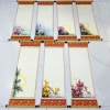 10 tờ giấy tự viết câu đối thư pháp Tết 27x79cm kèm nẹp treo Xưởng Sáo Hoàng Lâm 4