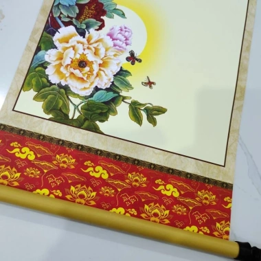 10 tờ giấy tự viết câu đối thư pháp Tết 27x79cm kèm nẹp treo Xưởng Sáo Hoàng Lâm 6 10 tờ giấy tự viết câu đối thư pháp Tết 27x79cm kèm nẹp treo Xưởng Sáo Hoàng Lâm 6