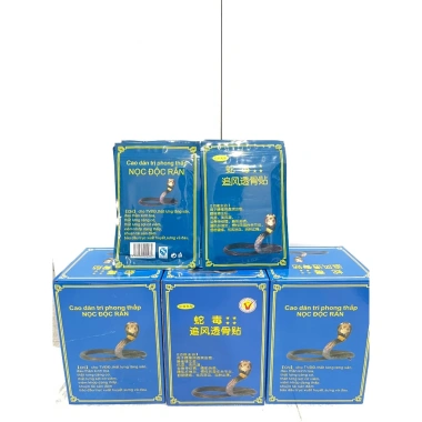 10 Túi Cao Dán Rắn Giảm Đau Ngoài Da - Hiệu Quả Nhanh, Giá Ưu Đãi 340.000 VND