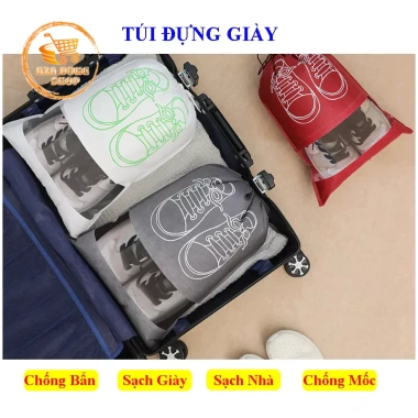 10 Túi Đựng Giày Dây Rút In Họa Tiết Chống Bẩn - Du Lịch Sạch Gọn, 48.000đ 3 10 Túi Đựng Giày Dây Rút In Họa Tiết Chống Bẩn - Du Lịch Sạch Gọn, 48.000đ 3