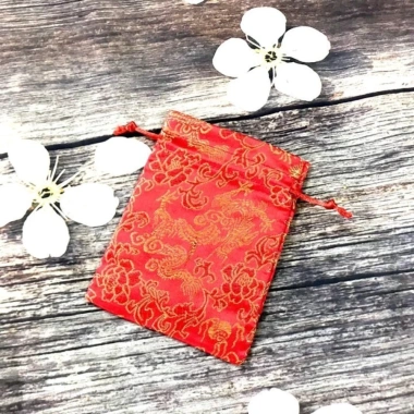 10 Túi Gấm Long Phụng 10x13cm - Túi Vải Phong Thủy Vòng Tay, Trang Sức, 45.000₫ 2