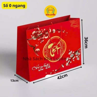 10 Túi Giấy Đựng Quà Tết Đỏ Bóng Đa Dạng Kích Thước - Chúc Mừng Năm Mới 60.500₫