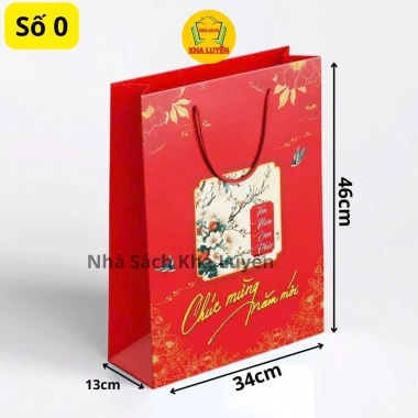10 Túi Giấy Đựng Quà Tết Đỏ Bóng Đa Dạng Kích Thước - Chúc Mừng Năm Mới 60.500₫
