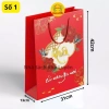 10 Túi Giấy Đựng Quà Tết Đỏ Bóng Đa Dạng Kích Thước - Chúc Mừng Năm Mới 60.500₫ 6