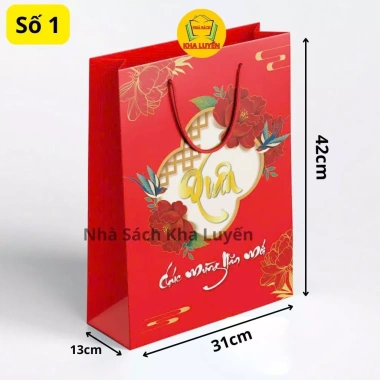 10 Túi Giấy Đựng Quà Tết Đỏ Bóng Đa Dạng Kích Thước - Chúc Mừng Năm Mới 60.500₫ 6 10 Túi Giấy Đựng Quà Tết Đỏ Bóng Đa Dạng Kích Thước - Chúc Mừng Năm Mới 60.500₫ 6