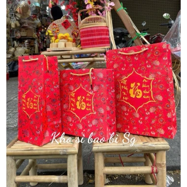 10 Túi Giấy Đựng Quà Tết, Túi Bánh Mứt - Giá Chỉ 110.000đ, Tiết Kiệm