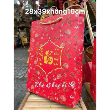 10 Túi Giấy Đựng Quà Tết, Túi Bánh Mứt - Giá Chỉ 110.000đ, Tiết Kiệm
