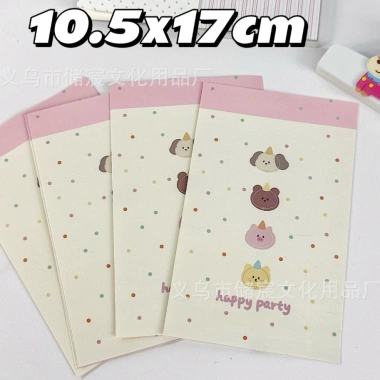 10 túi giấy kraft hoạt hình cún đáng yêu 10.5x17cm - Túi quà mini phong Hàn Quốc, bao bì decor 25.000₫