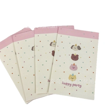 10 túi giấy kraft hoạt hình cún đáng yêu 10.5x17cm - Túi quà mini phong Hàn Quốc, bao bì decor 25.000₫