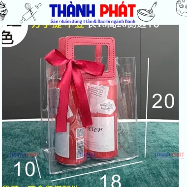 10 Túi PVC Trong Suốt Quai Tròn Đỏ Đựng Quà Tết và Giáng Sinh - Giá 89.000₫ Giảm từ 106.800 8 10 Túi PVC Trong Suốt Quai Tròn Đỏ Đựng Quà Tết và Giáng Sinh - Giá 89.000₫ Giảm từ 106.800 8