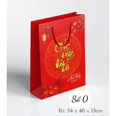 10 Túi Quà Tết Đựng Quà Năm Mới - Thiết Kế Sang Trọng, Giá Ưu Đãi 88.000 VND