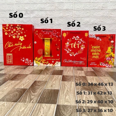 10 Túi Quà Tết Đựng Quà Năm Mới - Thiết Kế Sang Trọng, Giá Ưu Đãi 88.000 VND
