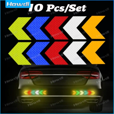 10 Xe Ốp Lưng Phản Quang Dán Cảnh Báo Dải Băng An Toàn Cho Xe Máy & Xe Đạp