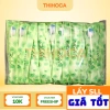 100 bộ bàn chải + kem túi Hoa xanh thanh lịch, dùng cho khách sạn, nhà nghỉ, chỉ 120k 5