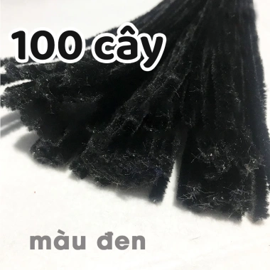 100 Cây Kẽm Lông Nhung 32 Màu Đồ Handmade - Giá Ưu Đãi 45.000 VND 10