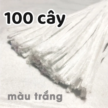 100 Cây Kẽm Lông Nhung 32 Màu Đồ Handmade - Giá Ưu Đãi 45.000 VND 11