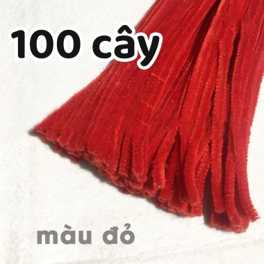 100 Cây Kẽm Lông Nhung 32 Màu Đồ Handmade - Giá Ưu Đãi 45.000 VND 12