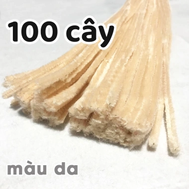 100 Cây Kẽm Lông Nhung 32 Màu Đồ Handmade - Giá Ưu Đãi 45.000 VND 15