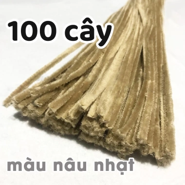 100 Cây Kẽm Lông Nhung 32 Màu Đồ Handmade - Giá Ưu Đãi 45.000 VND 16