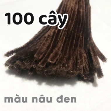 100 Cây Kẽm Lông Nhung 32 Màu Đồ Handmade - Giá Ưu Đãi 45.000 VND 17