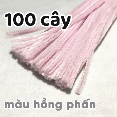 100 Cây Kẽm Lông Nhung 32 Màu Đồ Handmade - Giá Ưu Đãi 45.000 VND 19