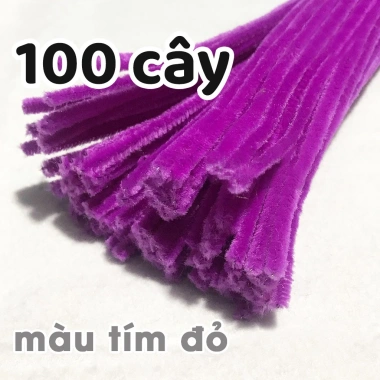 100 Cây Kẽm Lông Nhung 32 Màu Đồ Handmade - Giá Ưu Đãi 45.000 VND 20