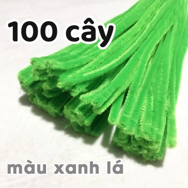 100 Cây Kẽm Lông Nhung 32 Màu Đồ Handmade - Giá Ưu Đãi 45.000 VND 24
